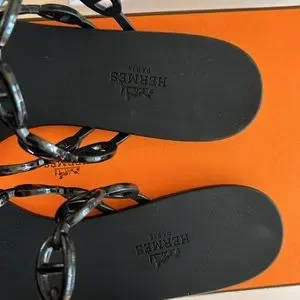 Hermes Shoes Brand New Hermes Island Sandal Flip Flop 38